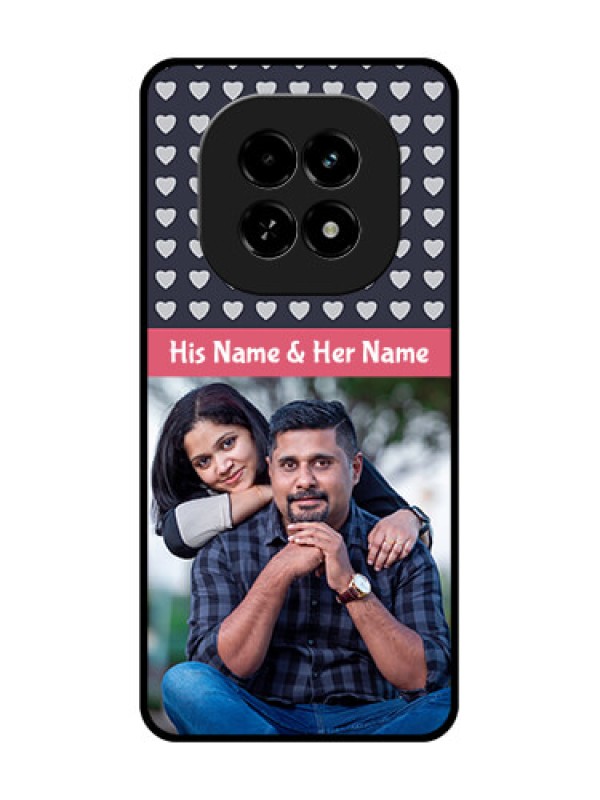 Custom Realme C63 5G Custom Metal Phone Case - Love Symbols Design