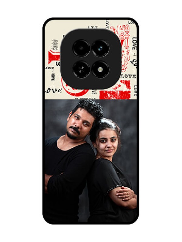 Custom Realme C63 5G Custom Metal Phone Case - Trendy Love Design Case