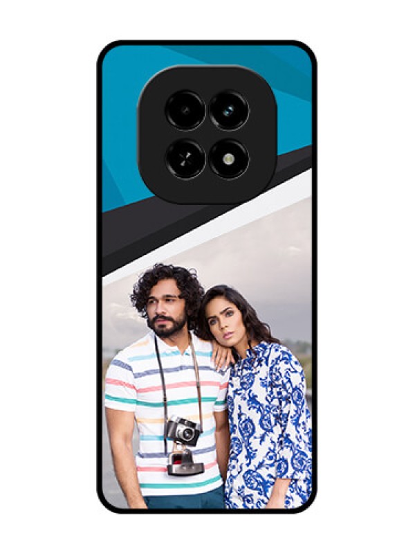 Custom Realme C63 5G Custom Metal Phone Case - Simple Pattern Photo Upload Design