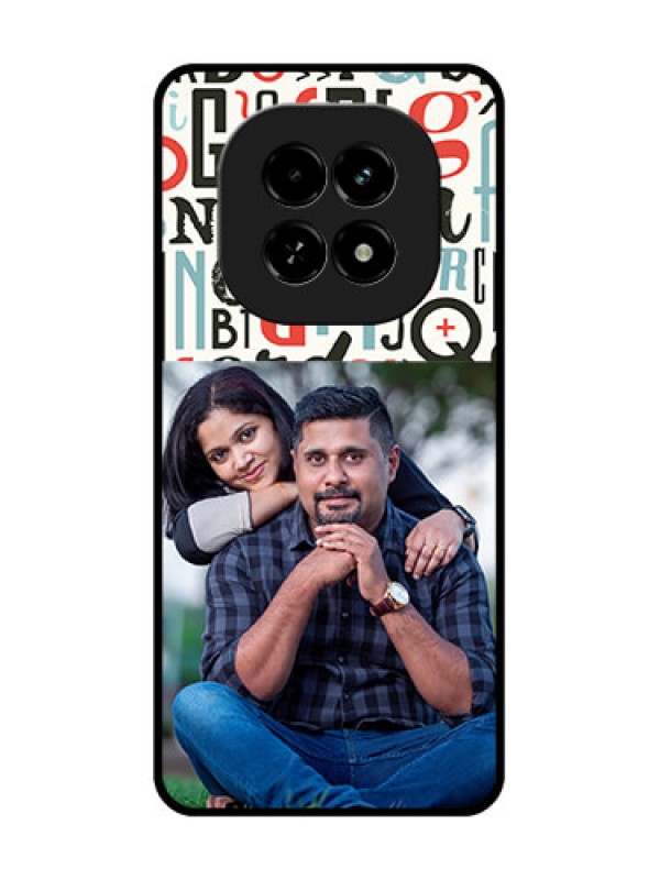 Custom Realme C63 5G Custom Metal Phone Case - Alphabet Design