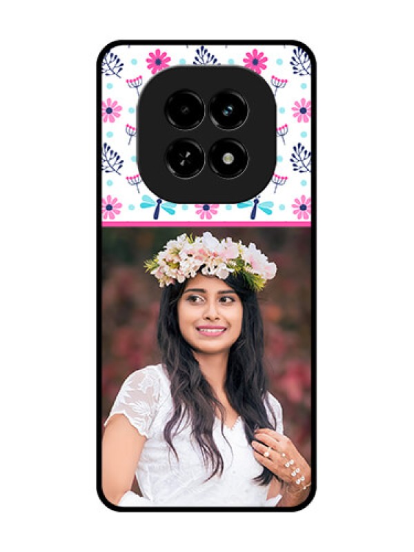 Custom Realme C63 5G Custom Metal Phone Case - Colorful Flower Design