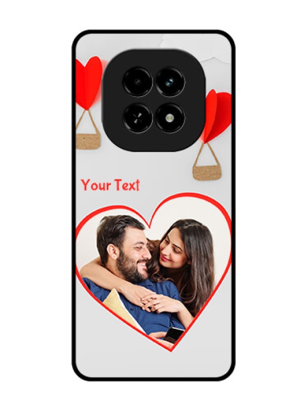 Custom Realme C63 5G Custom Metal Phone Case - Parachute Love Design