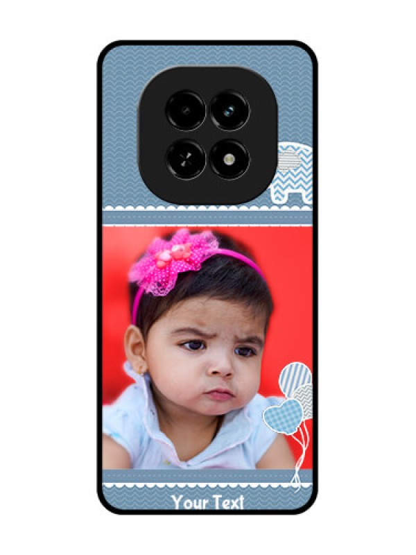 Custom Realme C63 5G Custom Metal Phone Case - With Kids Pattern Design