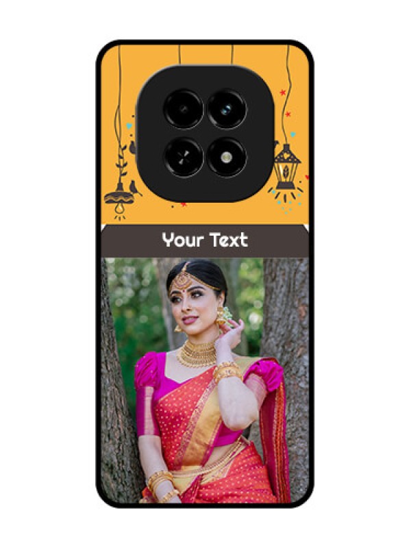 Custom Realme C63 5G Custom Metal Phone Case - With Family Picture And Icons