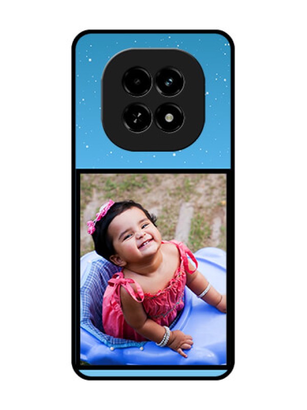 Custom Realme C63 5G Custom Metal Phone Case - Wave Pattern Colorful Design