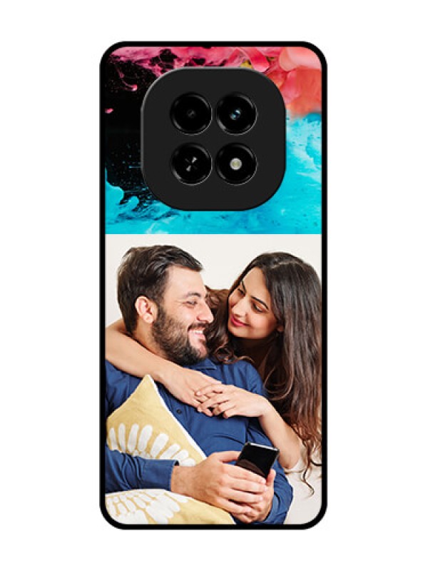 Custom Realme C63 5G Custom Metal Phone Case - Quote With Acrylic Painting Design