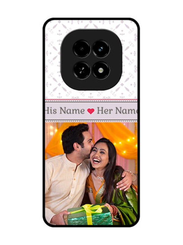 Custom Realme C63 5G Custom Metal Phone Case - With Photo And Ethnic Design