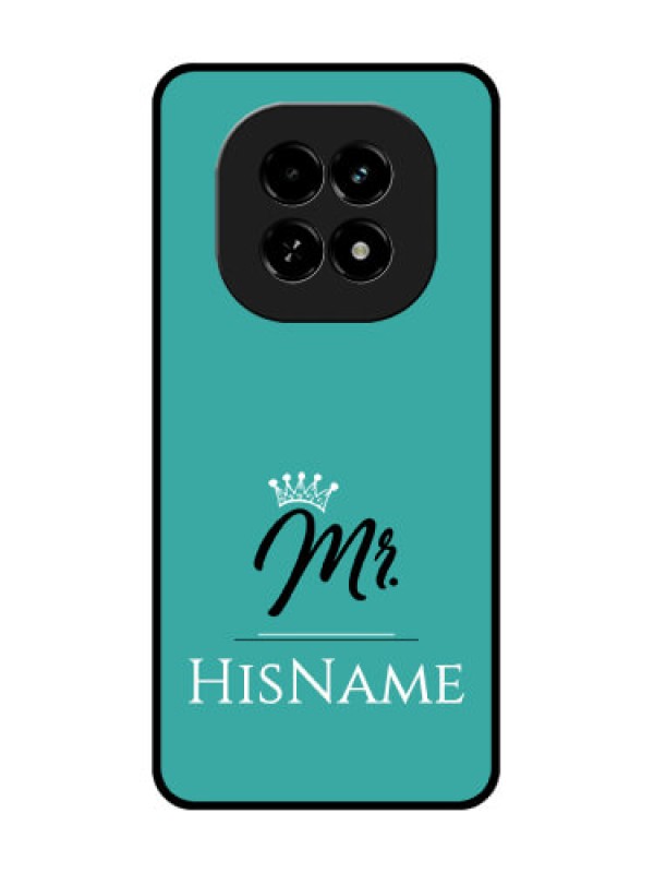 Custom Realme C63 5G Custom Metal Phone Case - Mr With Name Design