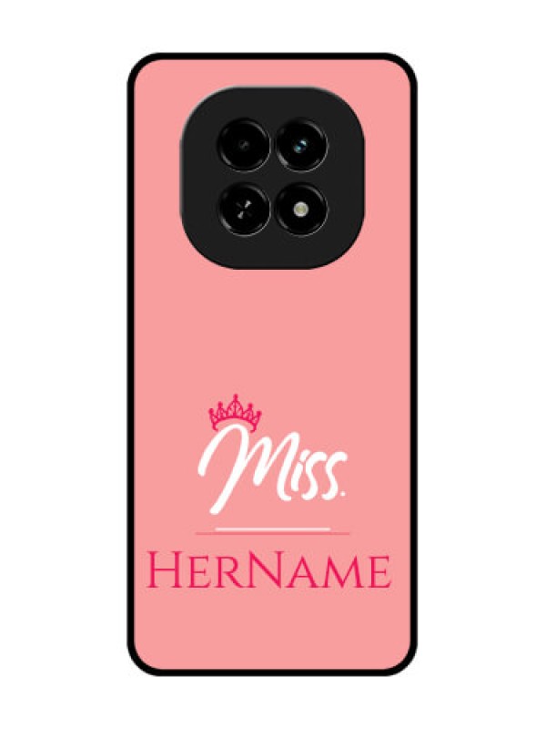 Custom Realme C63 5G Custom Metal Phone Case - Mrs With Name Design