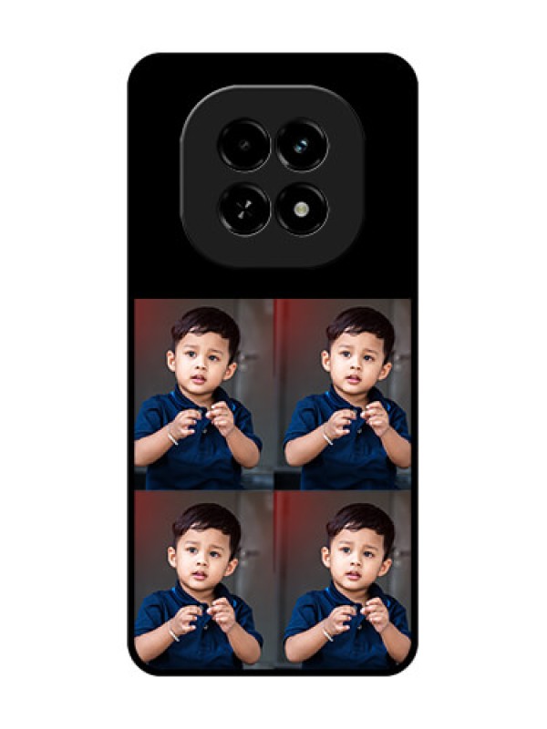 Custom Realme C63 5G Custom Metal Phone Case - 4 Image Holder Design