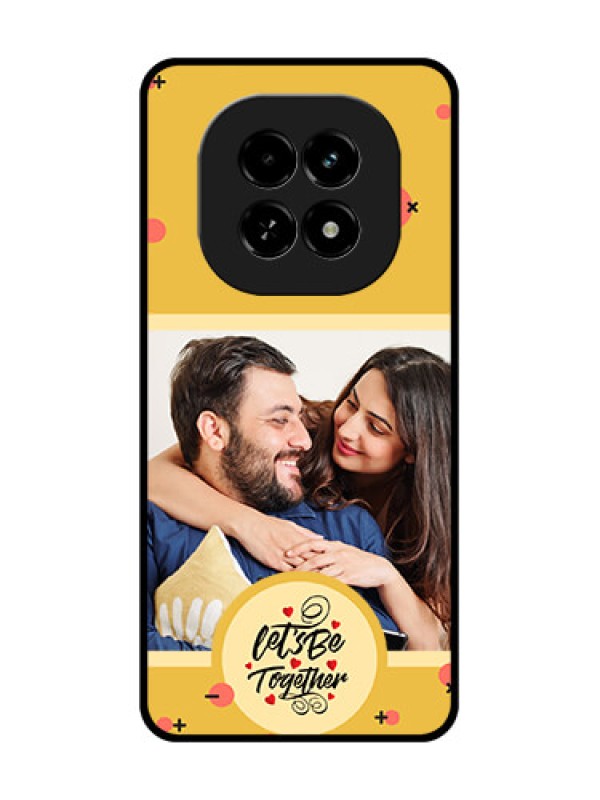 Custom Realme C63 5G Custom Metal Phone Case - Lets Be Together Design