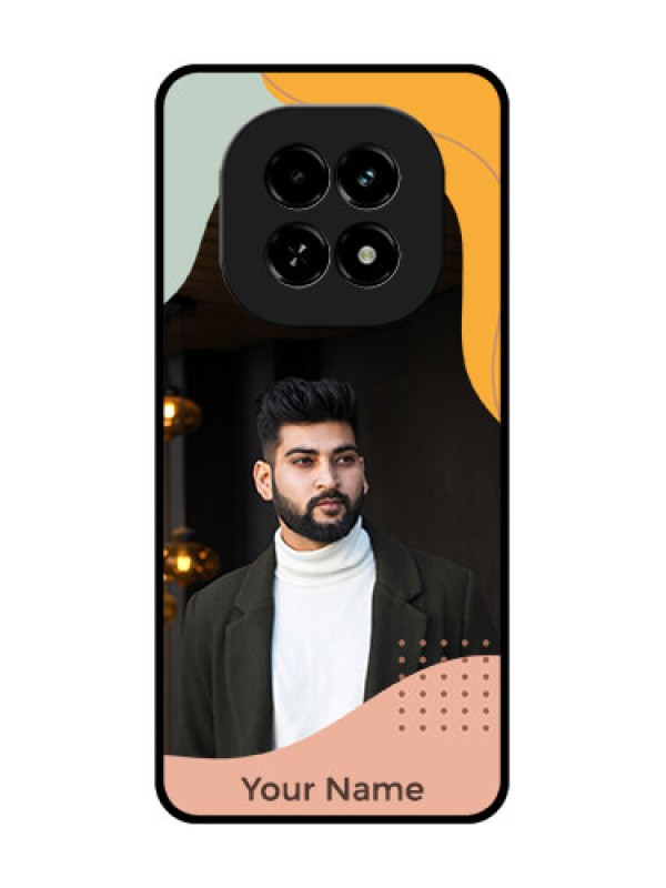 Custom Realme C63 5G Custom Metal Phone Case - Tri - Coloured Overlay Design