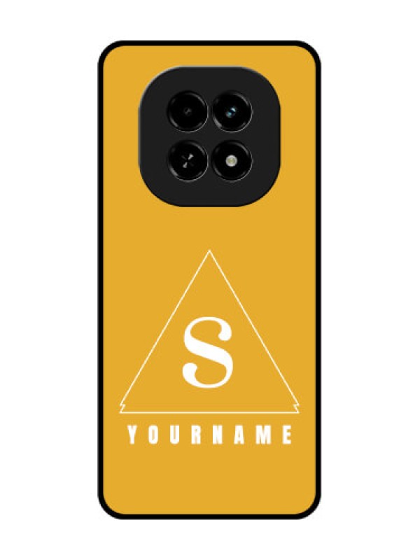 Custom Realme C63 5G Custom Metal Phone Case - Simple Triangle Design