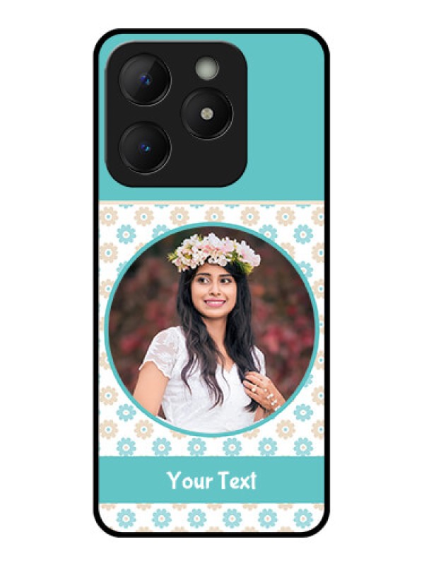 Custom Realme C63 Custom Metal Phone Case - Beautiful Flowers Design