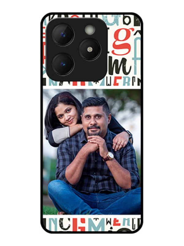 Custom Realme C63 Custom Metal Phone Case - Alphabet Design