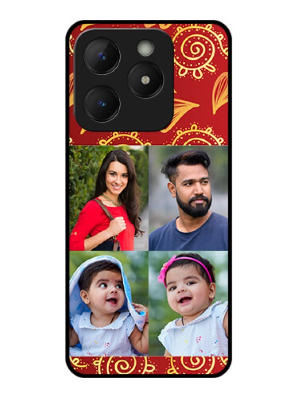 Custom Realme C63 Custom Metal Phone Case - 4 Image Traditional Design