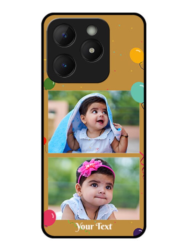 Custom Realme C63 Custom Metal Phone Case - Image Holder With Birthday Celebrations Design