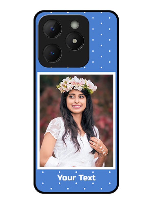 Custom Realme C63 Custom Metal Phone Case - Polka Dots Design