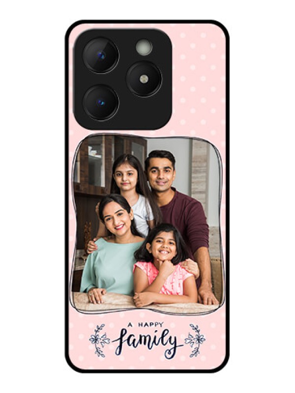 Custom Realme C63 Custom Metal Phone Case - Family With Dots Design