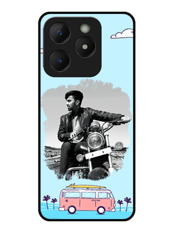 Custom Realme C63 Custom Metal Phone Case - Travel and Adventure Design