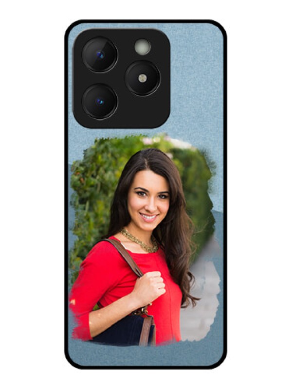 Custom Realme C63 Custom Metal Phone Case - Grunge Line Art Design