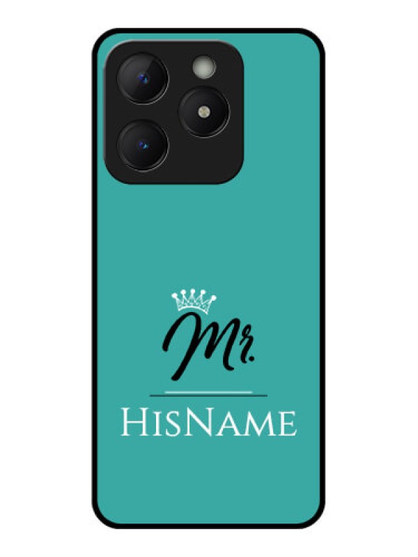 Custom Realme C63 Custom Metal Phone Case - Mr With Name Design