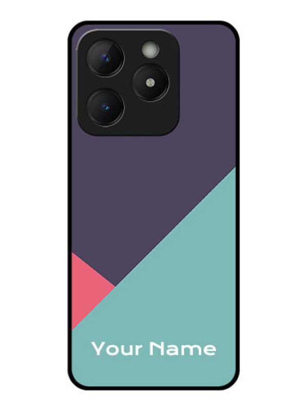 Custom Realme C63 Custom Metal Phone Case - Tri Color Abstract Design