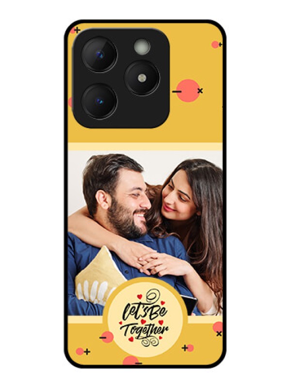 Custom Realme C63 Custom Metal Phone Case - Lets Be Together Design