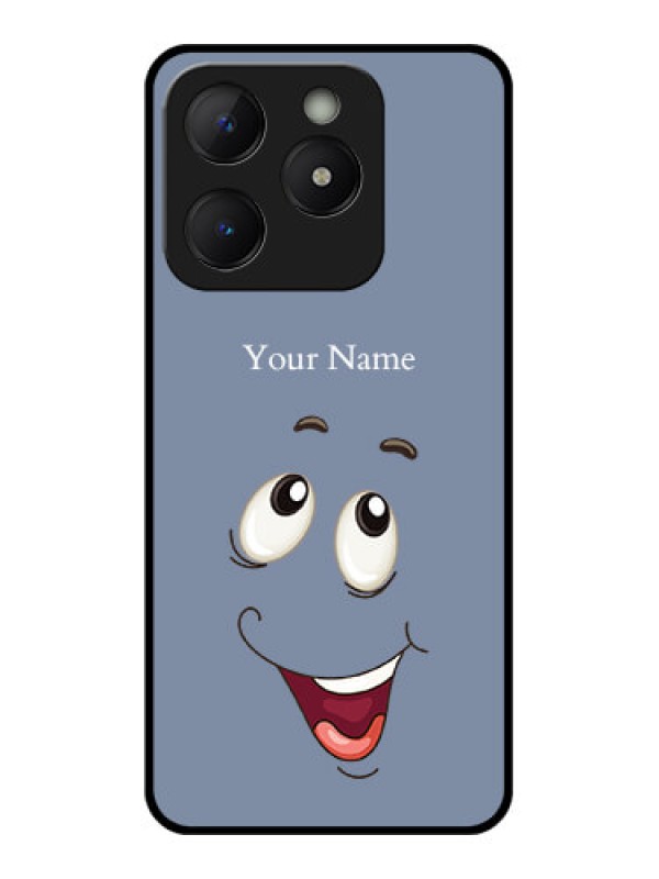 Custom Realme C63 Custom Metal Phone Case - Laughing Cartoon Face Design