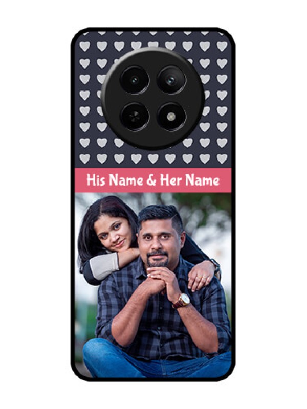 Custom Realme C65 5G Custom Metal Phone Case - Love Symbols Design