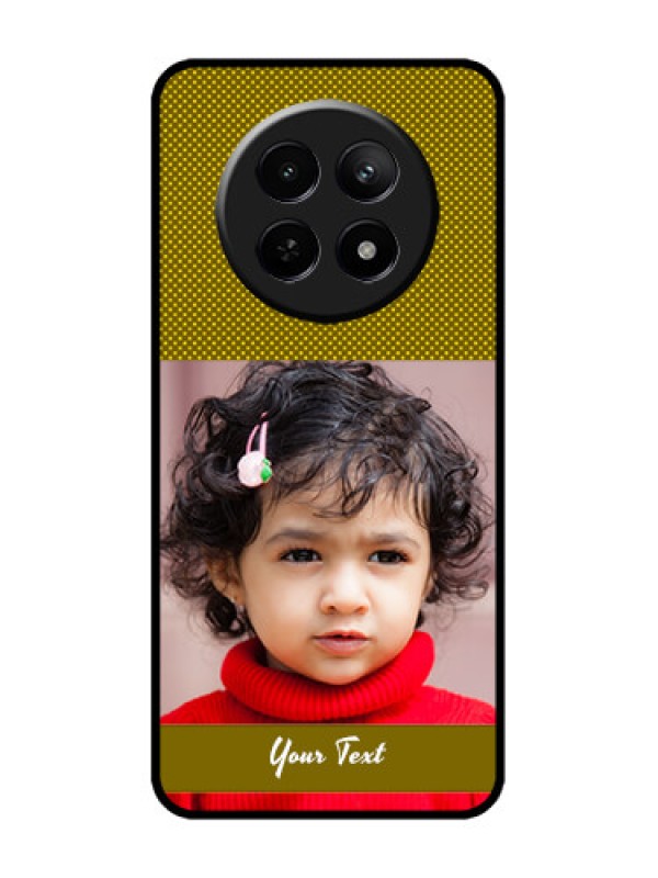 Custom Realme C65 5G Custom Metal Phone Case - Simple Green Color Design