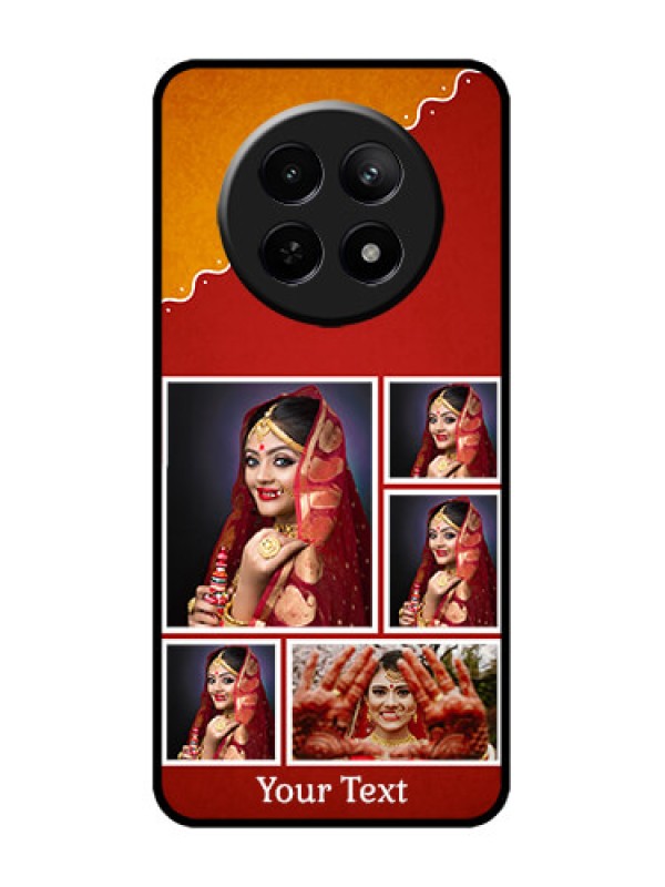 Custom Realme C65 5G Custom Metal Phone Case - Wedding Pic Upload Design