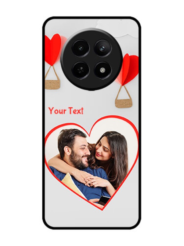 Custom Realme C65 5G Custom Metal Phone Case - Parachute Love Design