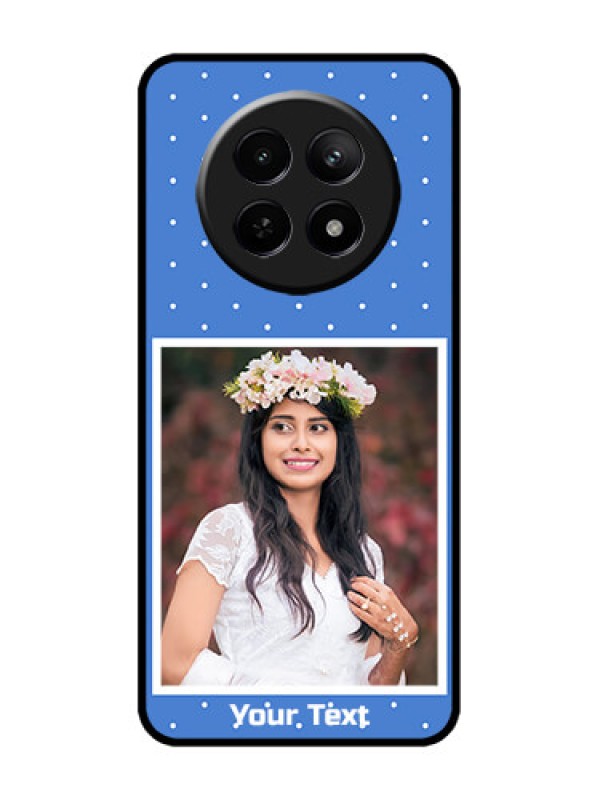 Custom Realme C65 5G Custom Metal Phone Case - Polka Dots Design