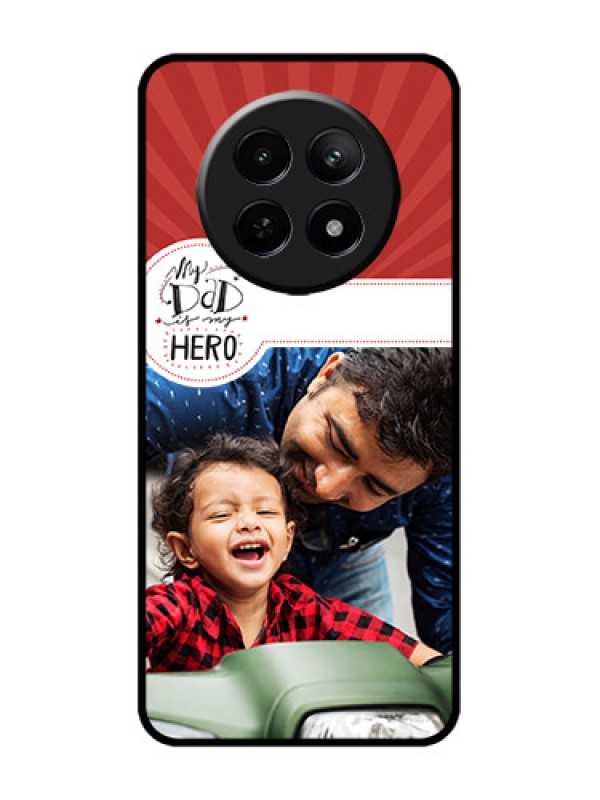 Custom Realme C65 5G Custom Metal Phone Case - My Dad Hero Design