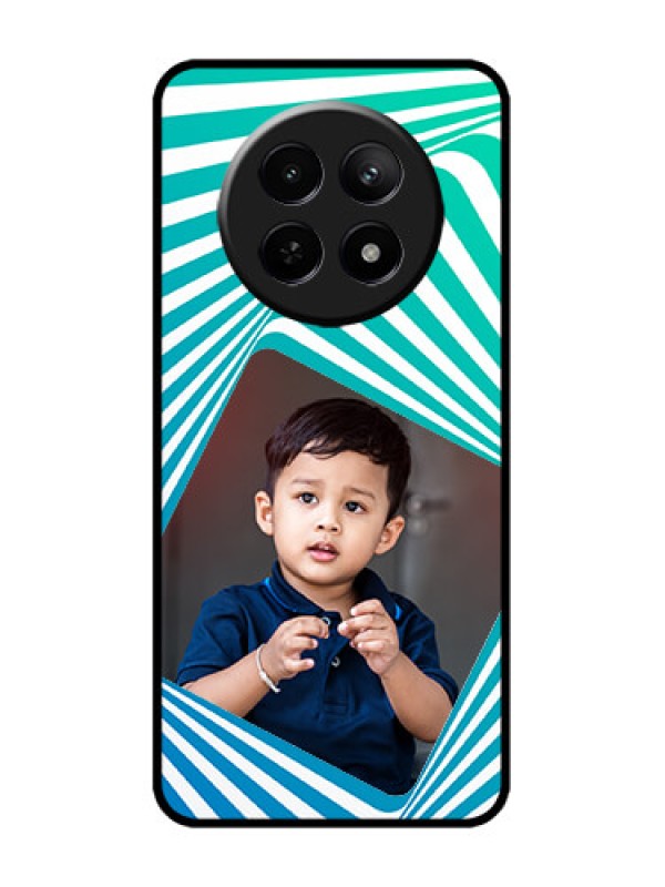 Custom Realme C65 5G Custom Metal Phone Case - Abstract Spiral Design