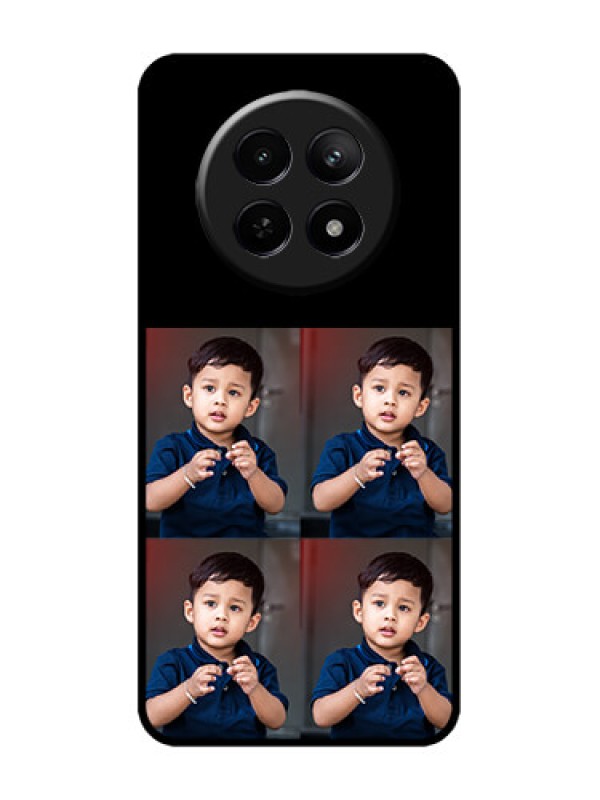 Custom Realme C65 5G Custom Metal Phone Case - 4 Image Holder Design