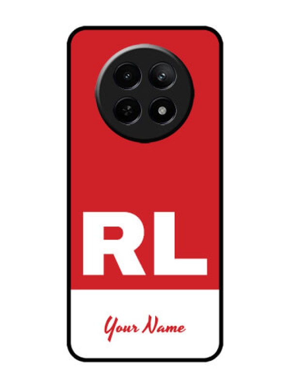 Custom Realme C65 5G Custom Metal Phone Case - Dual Tone Custom Text Design