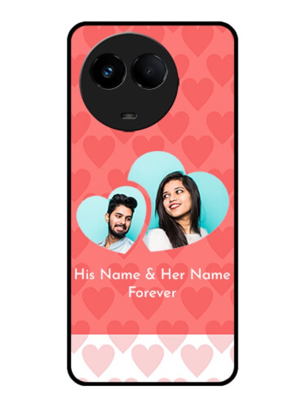 Custom Realme C67 5G Custom Metal Phone Case - Couple Pic Upload Design