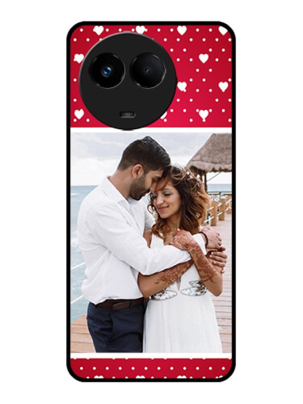 Custom Realme C67 5G Custom Metal Phone Case - Hearts Mobile Case Design