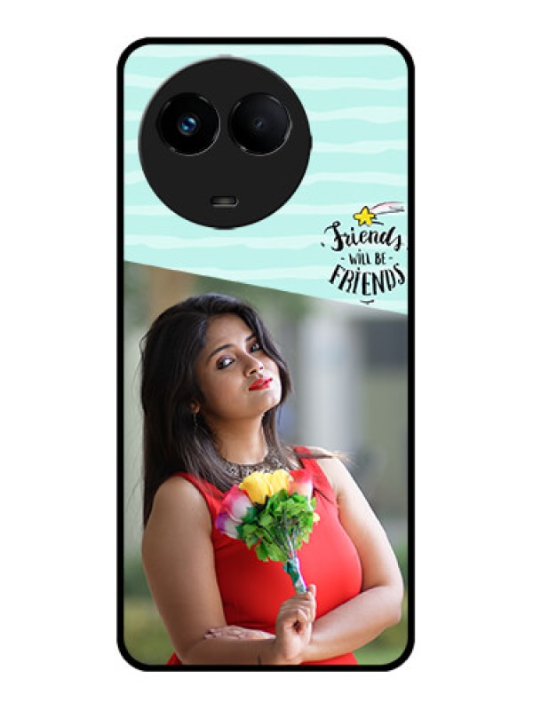 Custom Realme C67 5G Custom Metal Phone Case - Friends Picture Icon Design