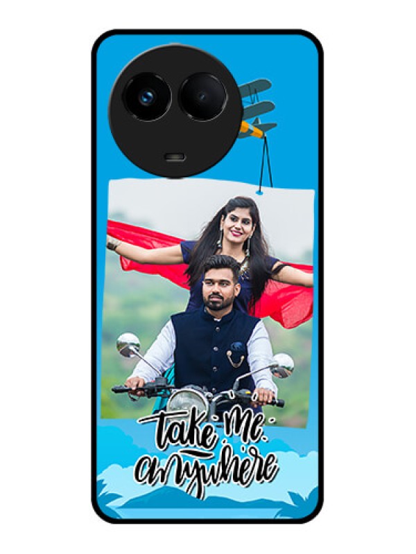 Custom Realme C67 5G Custom Metal Phone Case - Traveller Design