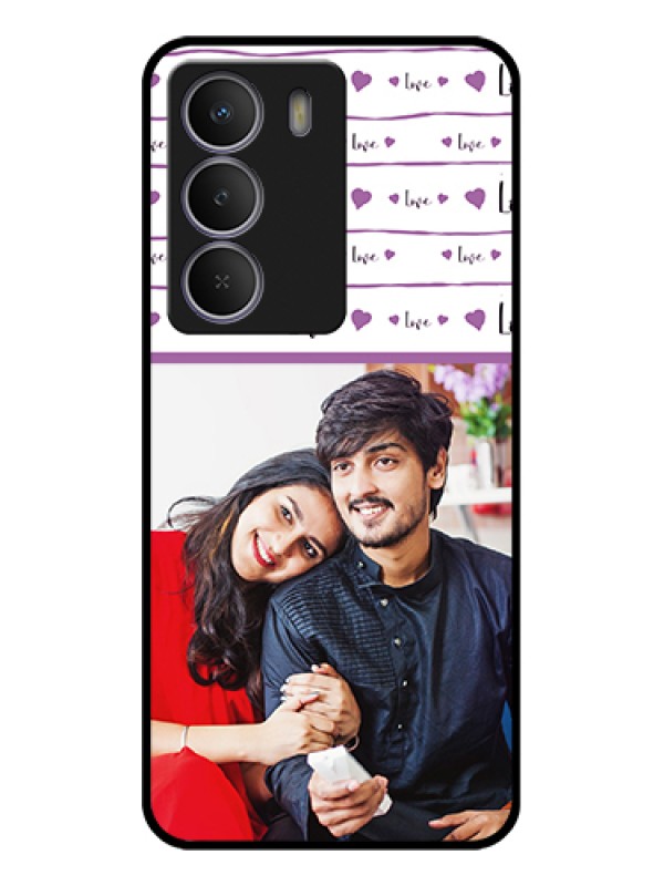 Custom Realme C71 5G Custom Metal Phone Case - Couples Heart Design