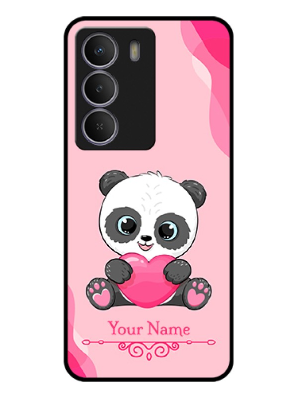 Custom Realme C71 5G Custom Metal Phone Case - Cute Panda Design