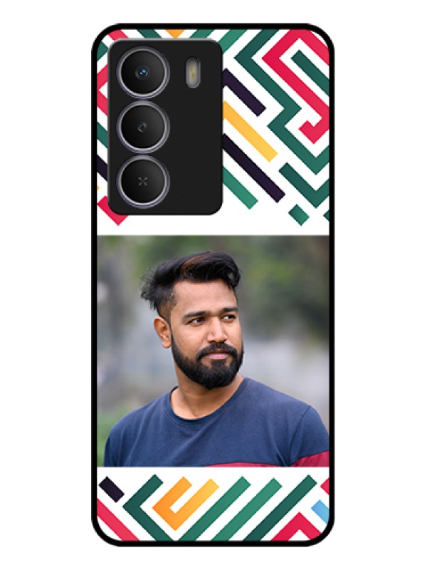 Custom Realme C71 5G Custom Metal Phone Case - Colorful Maze Pattern Design