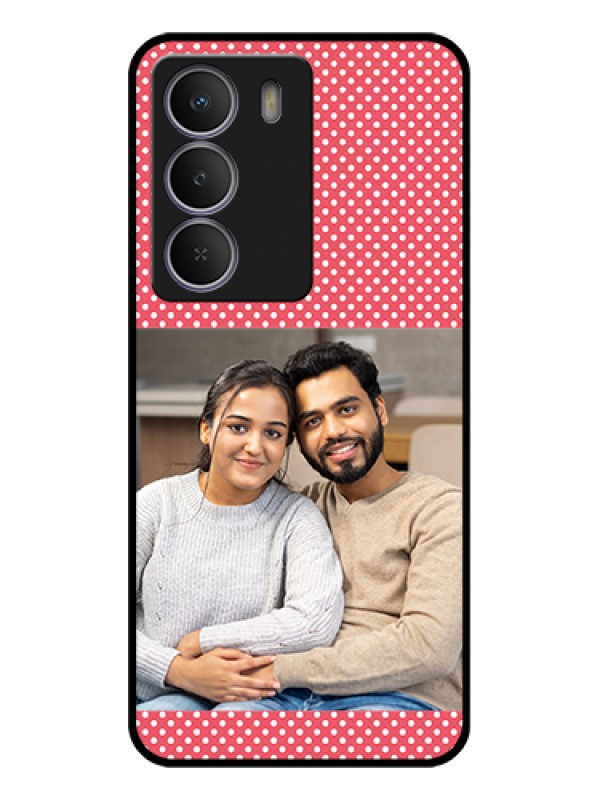 Custom Realme C73 5G Custom Metal Phone Case - White Dotted Design