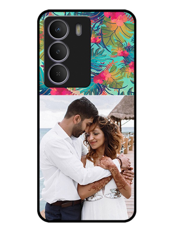 Custom Realme C73 5G Custom Metal Phone Case - Watercolor Floral Design