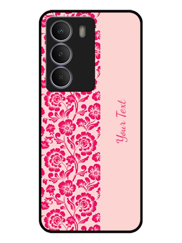 Custom Realme C73 5G Custom Metal Phone Case - Attractive Floral Pattern Design