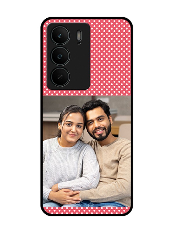 Custom Realme C75 5G Custom Metal Phone Case - White Dotted Design