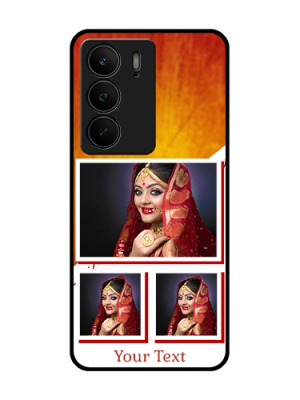 Custom Realme C75 5G Custom Metal Phone Case - Wedding Memories Design